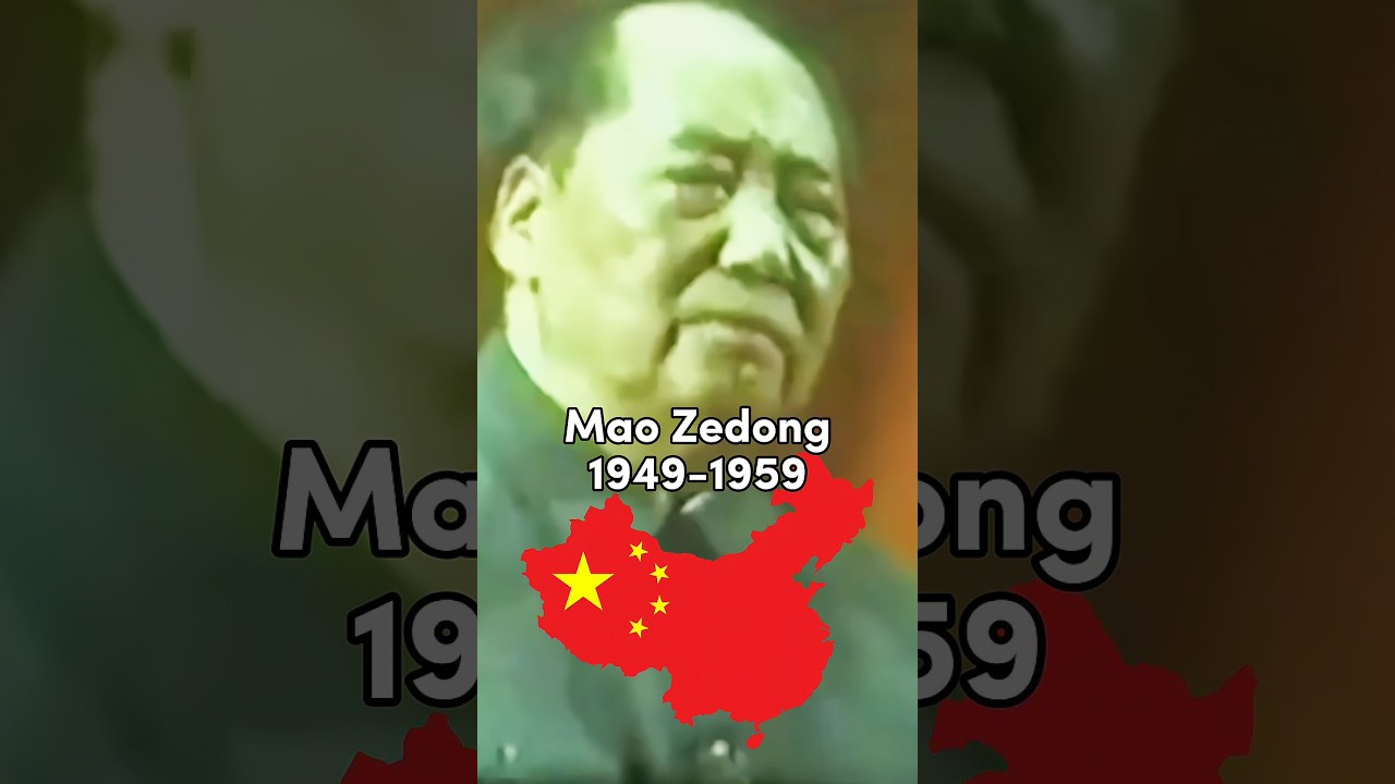 Wszyscy prezydenci Chin 🇨🇳 Od 1949 do chwili obecnej #historia #edycja #przyw&oacute;dcy #chiny
