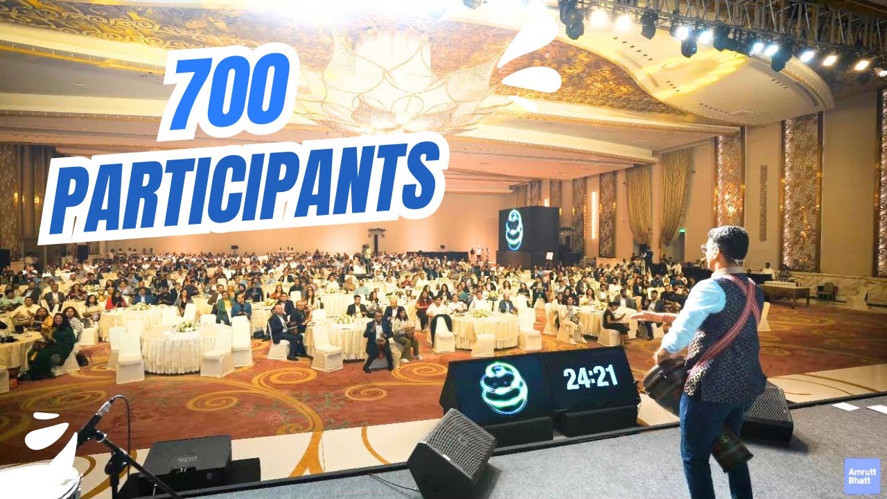 700 Participants Mega Deloitte Director's Amrut Drum Circle | Team Building Corporate Drum Circle
