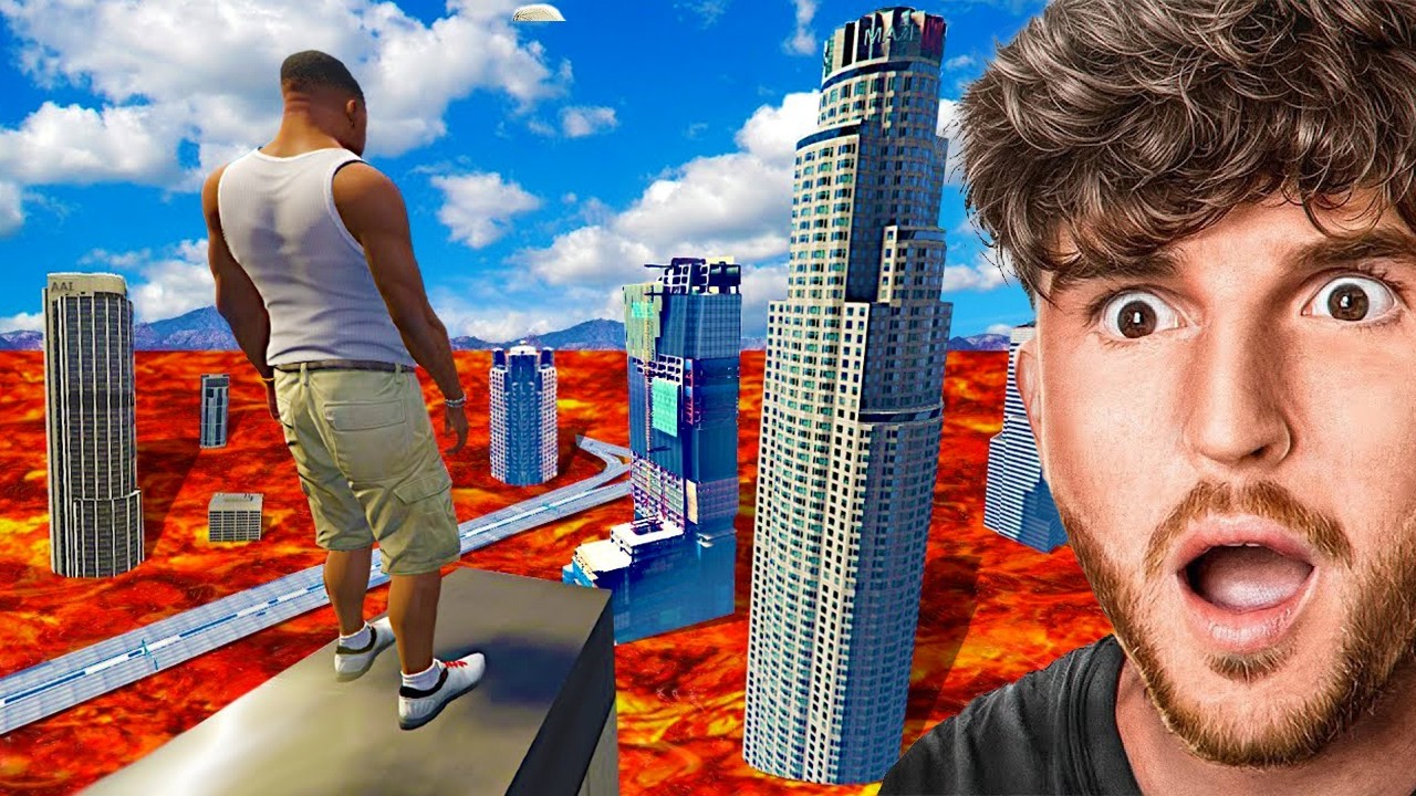 The FLOOR IS LAVA In GTA 5..