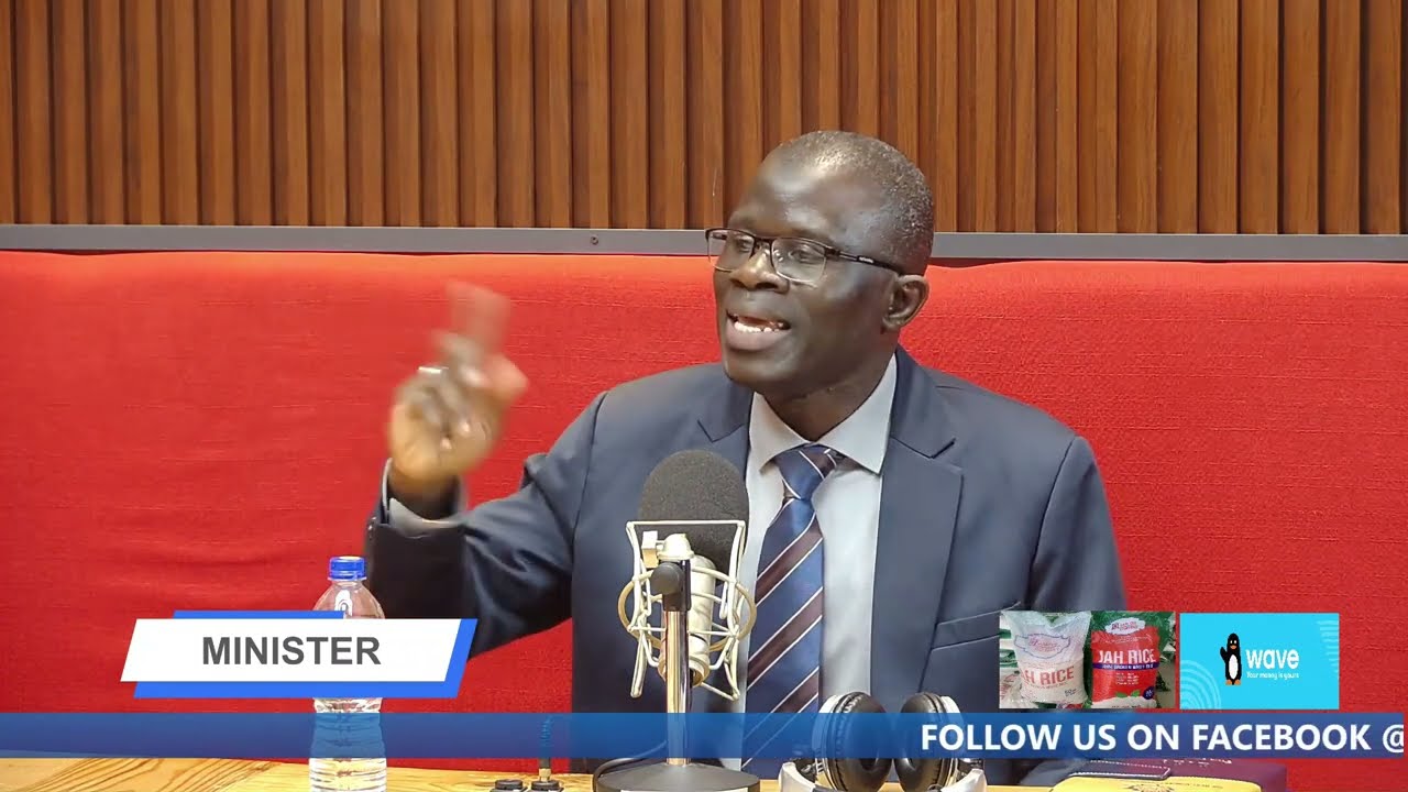 MINISTER |  HON  MINISTER NANI JUWARA EXPLAIN ABOUT THE MINERALS THAT ARE BEEN MINE IN THE GAMBIA