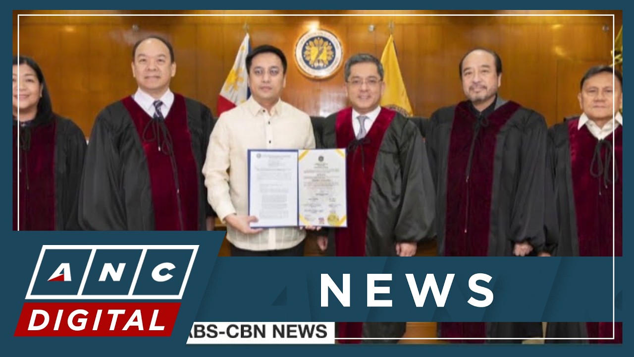 Jeffrey Soriano takes oath as newest party-list representative of ACT-CIS replacing Edvic Yap | ANC