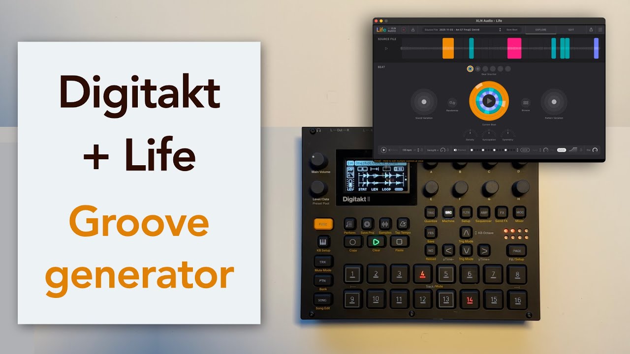 Digitakt + XLN Audio's Life - the best of both worlds