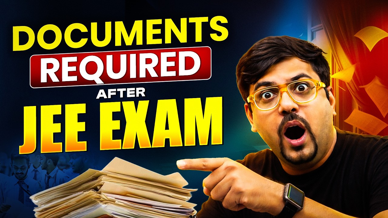 Make These Documents Ready before JEE Result | JEE 2026 |  Harsh sir