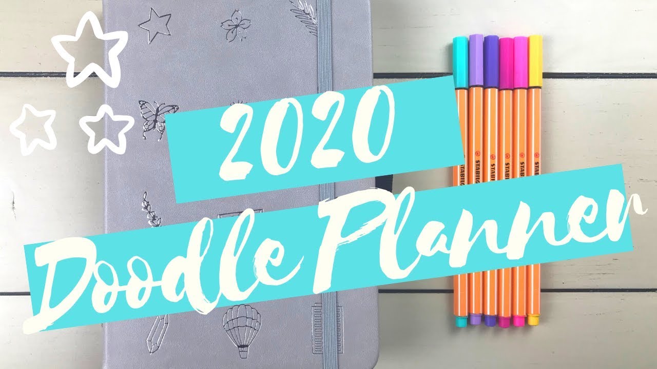 AmandaRachLee Doodle Planner 2020 Flip Through