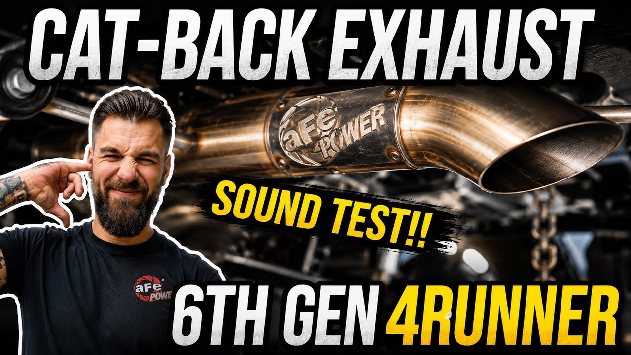 Best Exhaust Mod for the 2025 4Runner? AFE Power Install & First Impressions