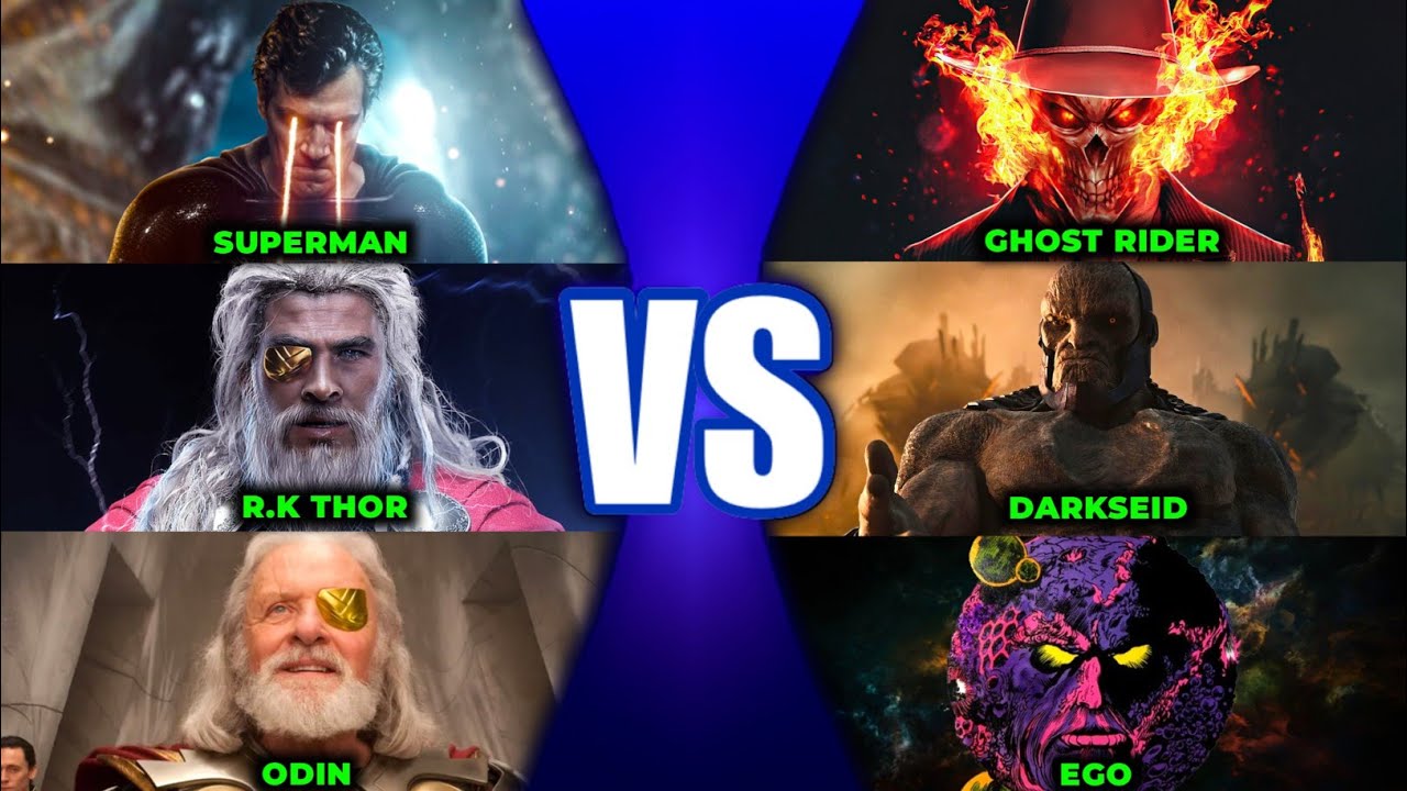 Rune King Thor vs Darkseid, Superman Vs Ghost Rider, Odin Vs Ego | IN HINDI