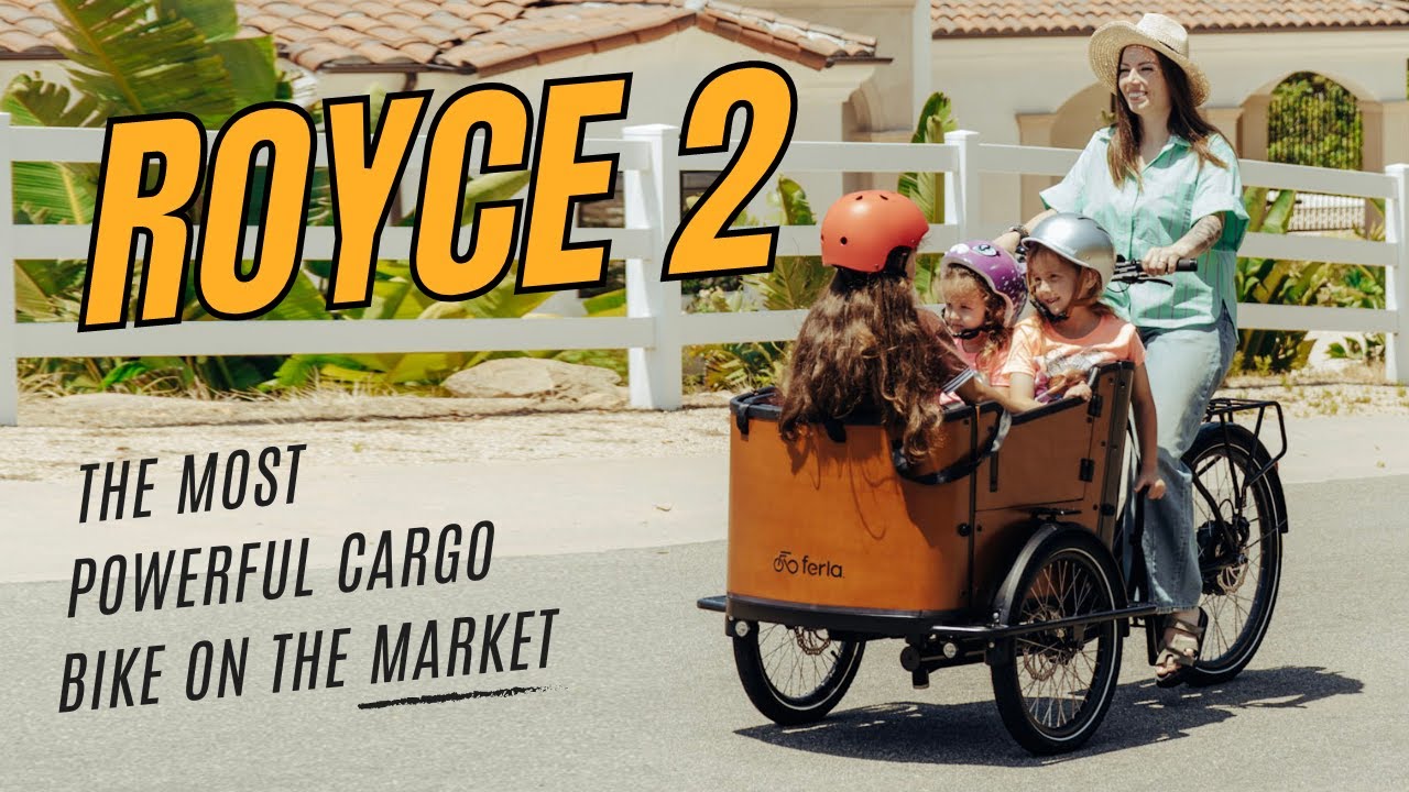 Discover the Ferla Royce 2.0: The Best Cargo Bike for Family Adventures!