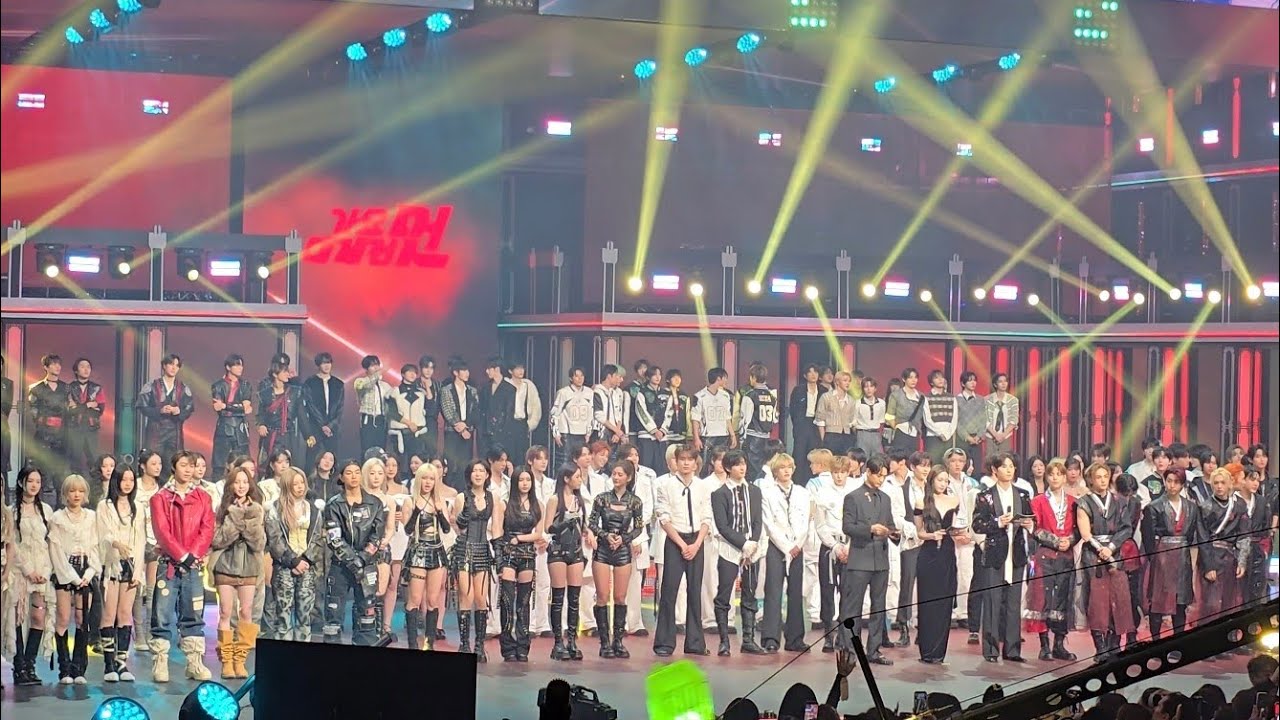 가요대제전 전출연진 새해맞이 카운트다운. 스키즈 엔드림 에이티즈 트레저 엔시티위시 투바투 투어스 엔믹스 키키 하츠투하츠 올데이프로젝트 이즈나.. /25.12.31/