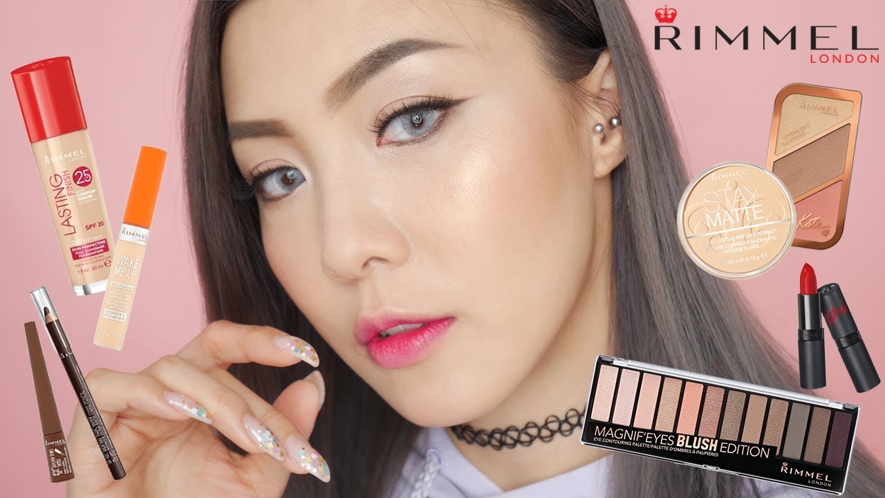 (AD) 陪我玩平價化妝品 Full Face Using Rimmel | HIDDIE T