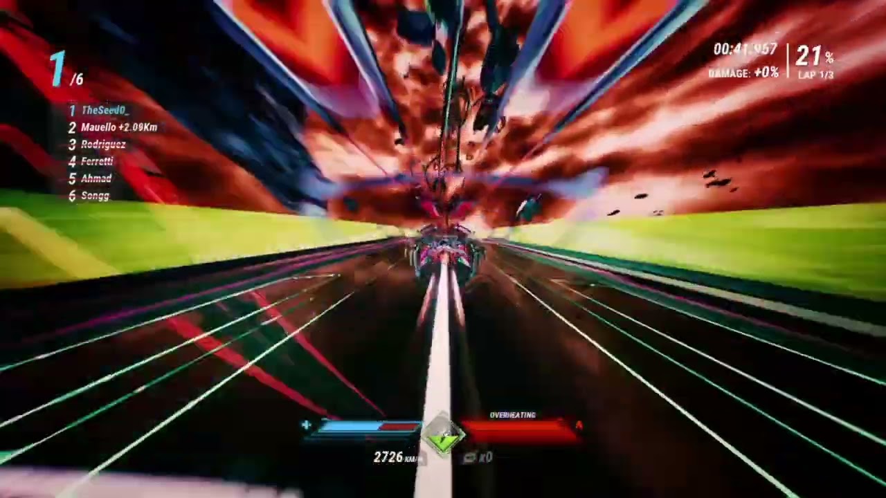 hitting 4000km/h+ in redout 2
