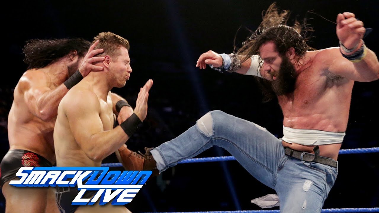 The Miz & R-Truth vs. Drew McIntyre & Elias – Tag Elimination Match: SmackDown LIVE, June 18, 2019
