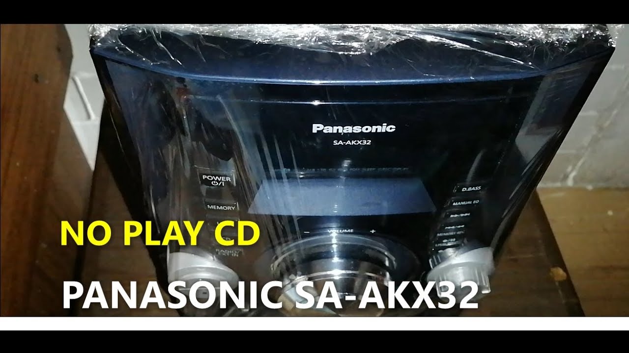 No Play en PANASONIC SA AKX (AKX-30) No lee CDs