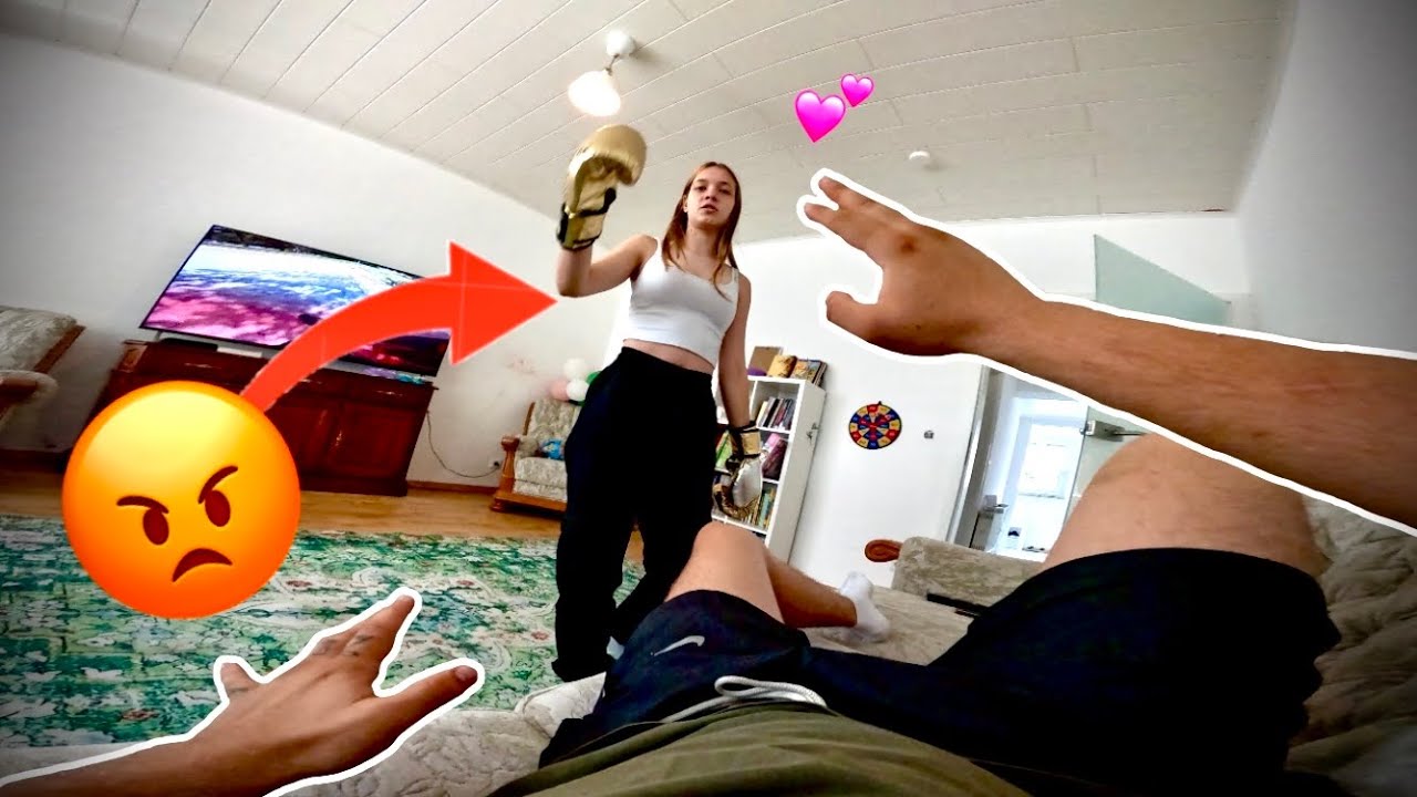 ESCAPING ANGRY GIRLFRIEND 😱🥊 (She PUNCHED Me and Jumped on My CAR! 🚗💥)