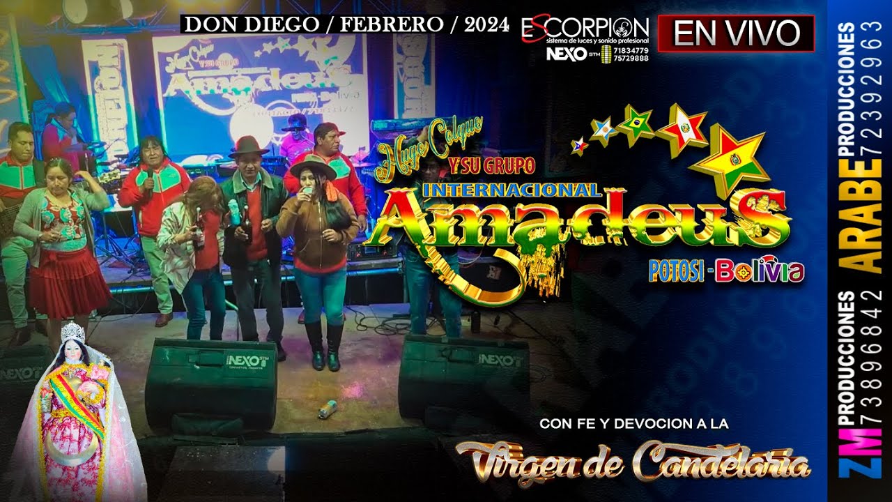 Amadeus en Vivo 2024 / SHOW COMPLETO / Don Diego / Festividad Virgen de Candelaria