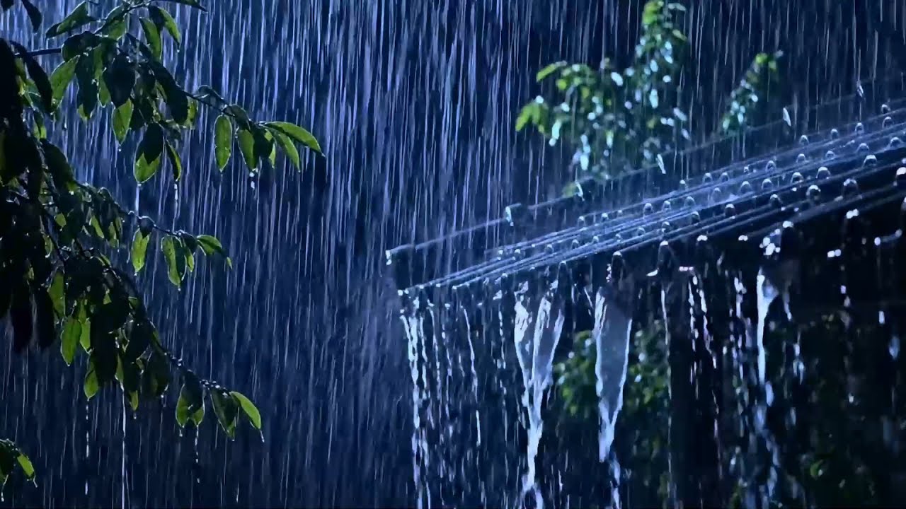 🌧 Gentle Rain on Roof Tiles — Deep Sleep Ambience for Peaceful Night & Stress Relief 🌙