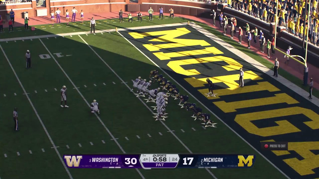 CFB26 B1GxSEC #5 Washington Huskies at #2 Michigan Wolverines