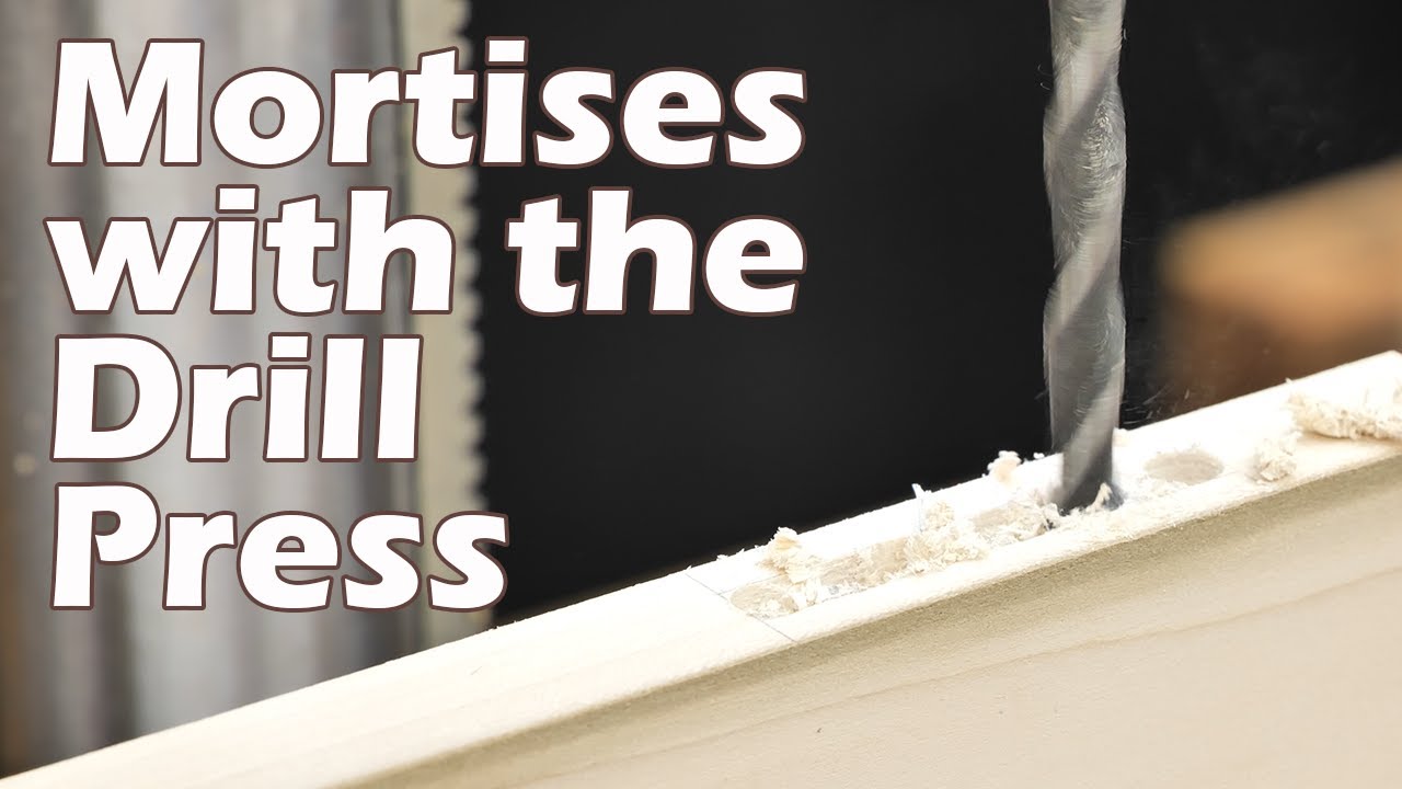 How to Make a Mortise with a Drill Press