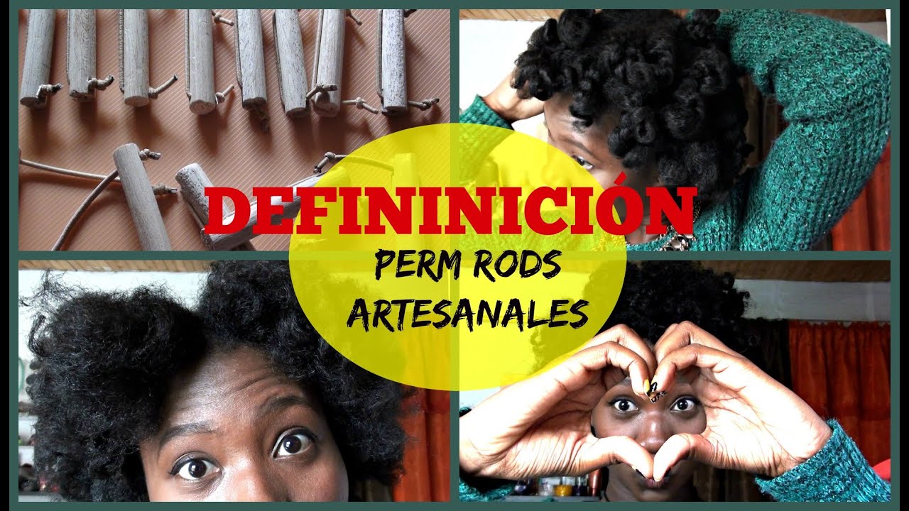 Definici&oacute;n de cabello afro tipo 4c con PERM RODS ARTESANALES &hearts; - Yudis