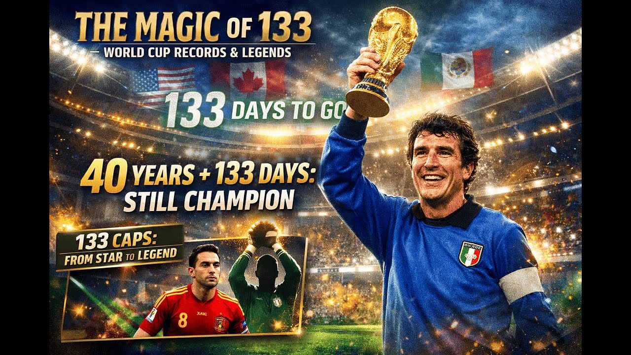 FIFA 2026: Only 133 Days Left! | The Story of Dino Zoff & Xavi