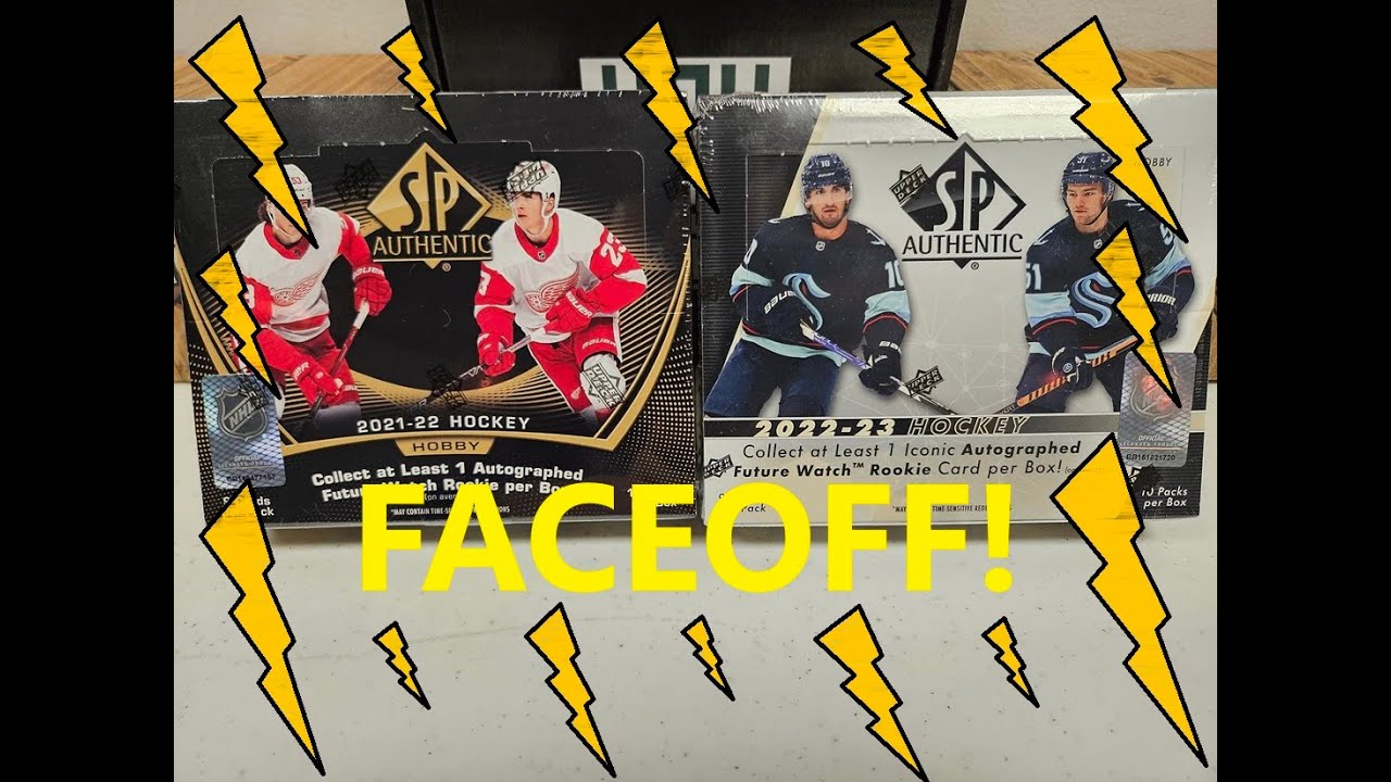 FACEOFF:  2021-22 vs 2022-23 SP Authentic Hockey!!