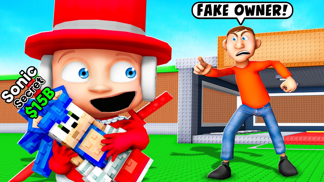 Pretending to be OWNER to Prank my Daddy in Steal a Brainrot!