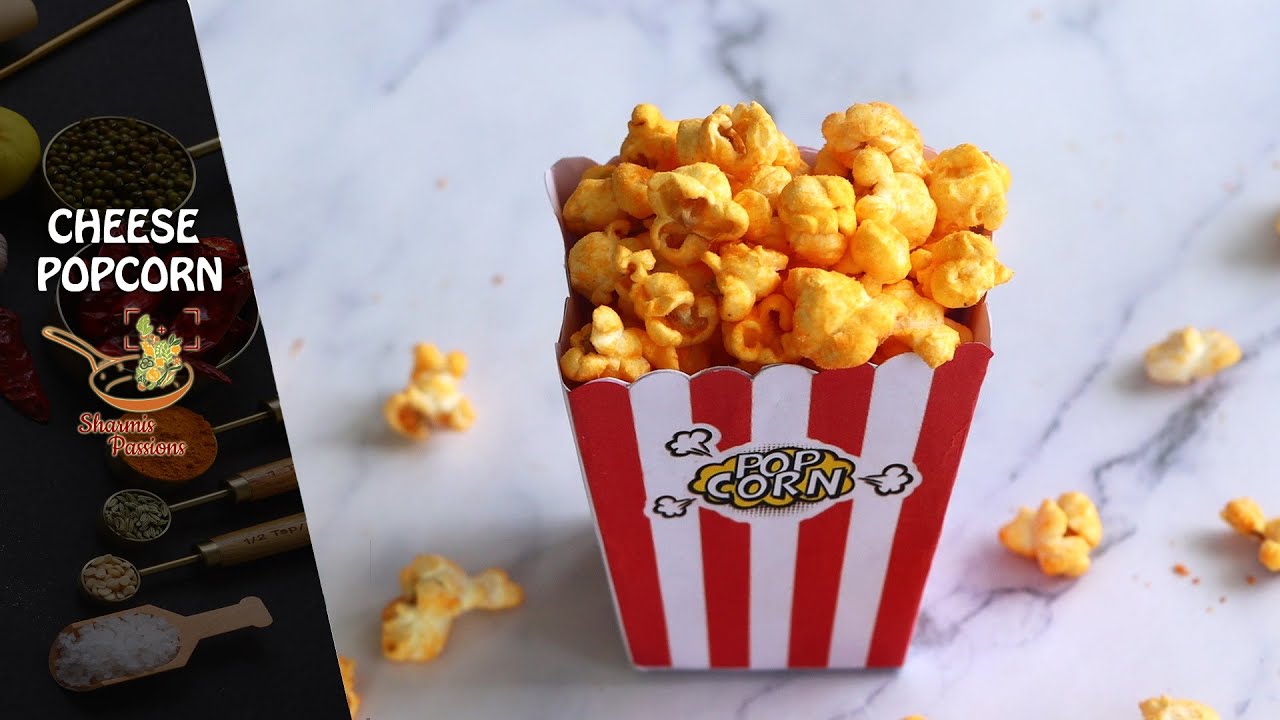 Cheese Popcorn | Theater Style Cheese Popcorn Recipe