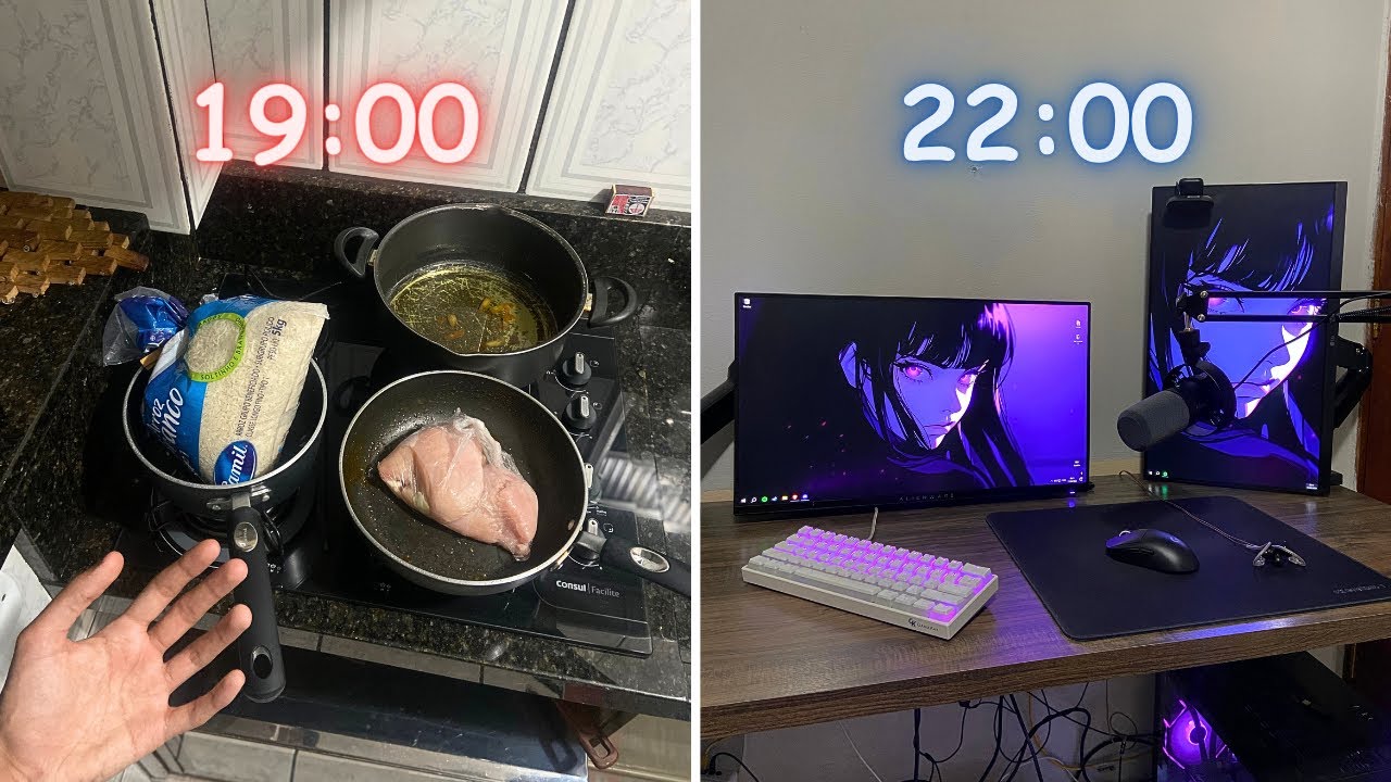 Um Gamer SOZINHO em Casa e com FOME