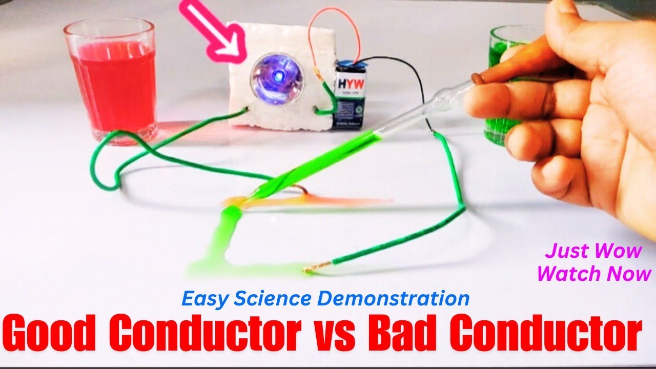 Simple Conductivity Experiments: Water Solutions and Everyday Items #chemistrywithchinmoy