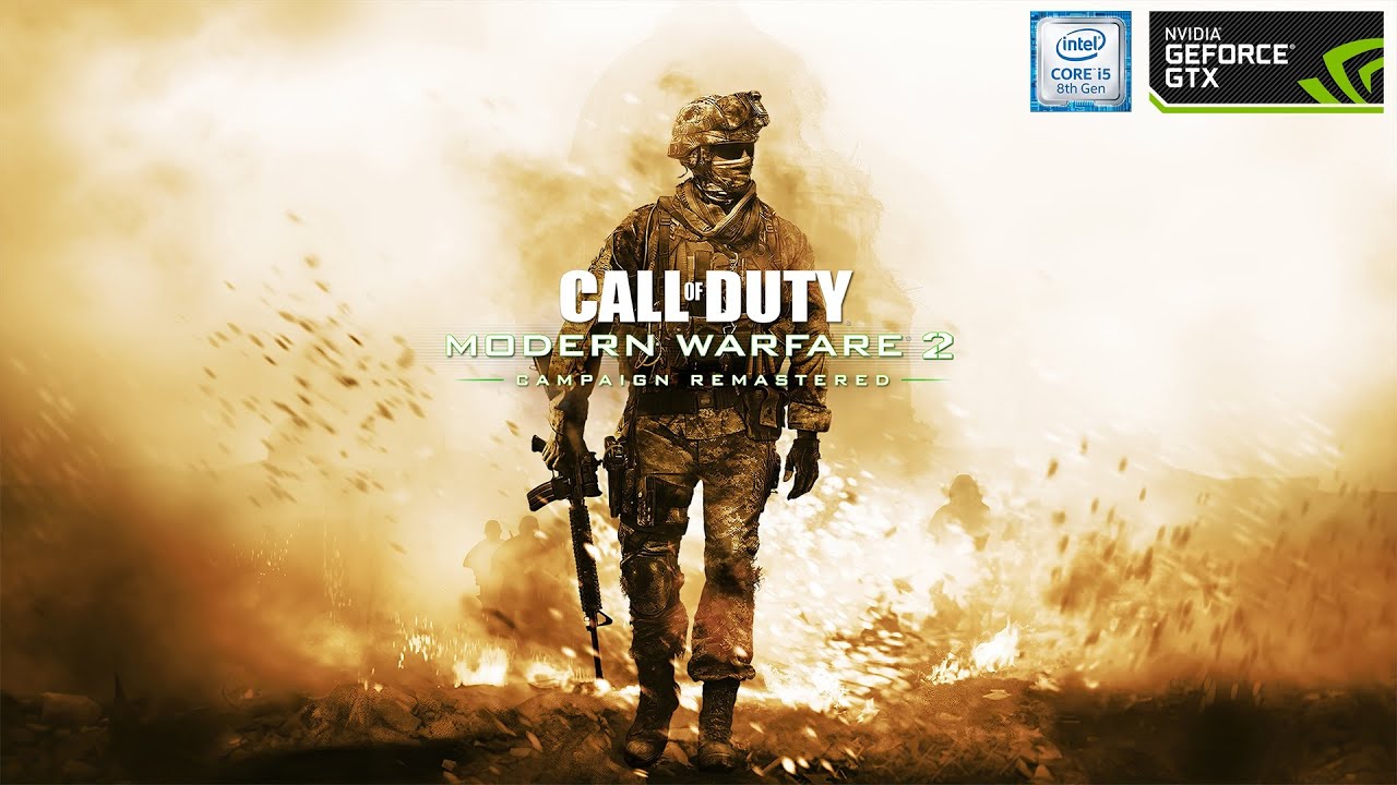 Call of Duty  Modern Warfare 2 Remastered I5 8300H GTX 1050 Ti Gameplay on Dell G7 7558 2018