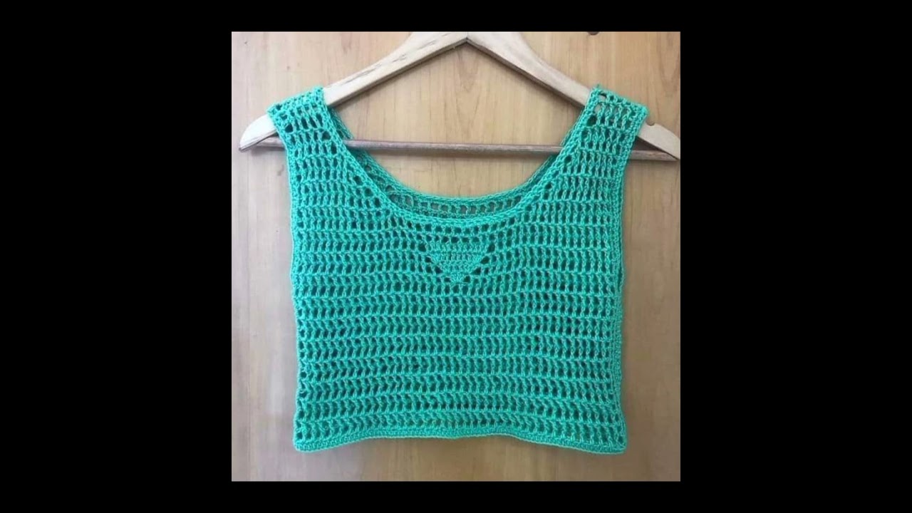 beautiful elegant crochet crop top pattern ideas