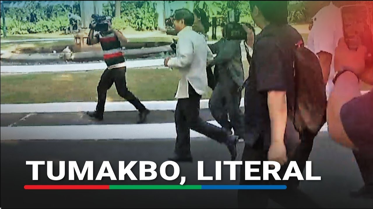 Marcos tumakbo pabalik ng Malaca&ntilde;ang matapos mag-jumping jacks sa presscon | ABS-CBN News