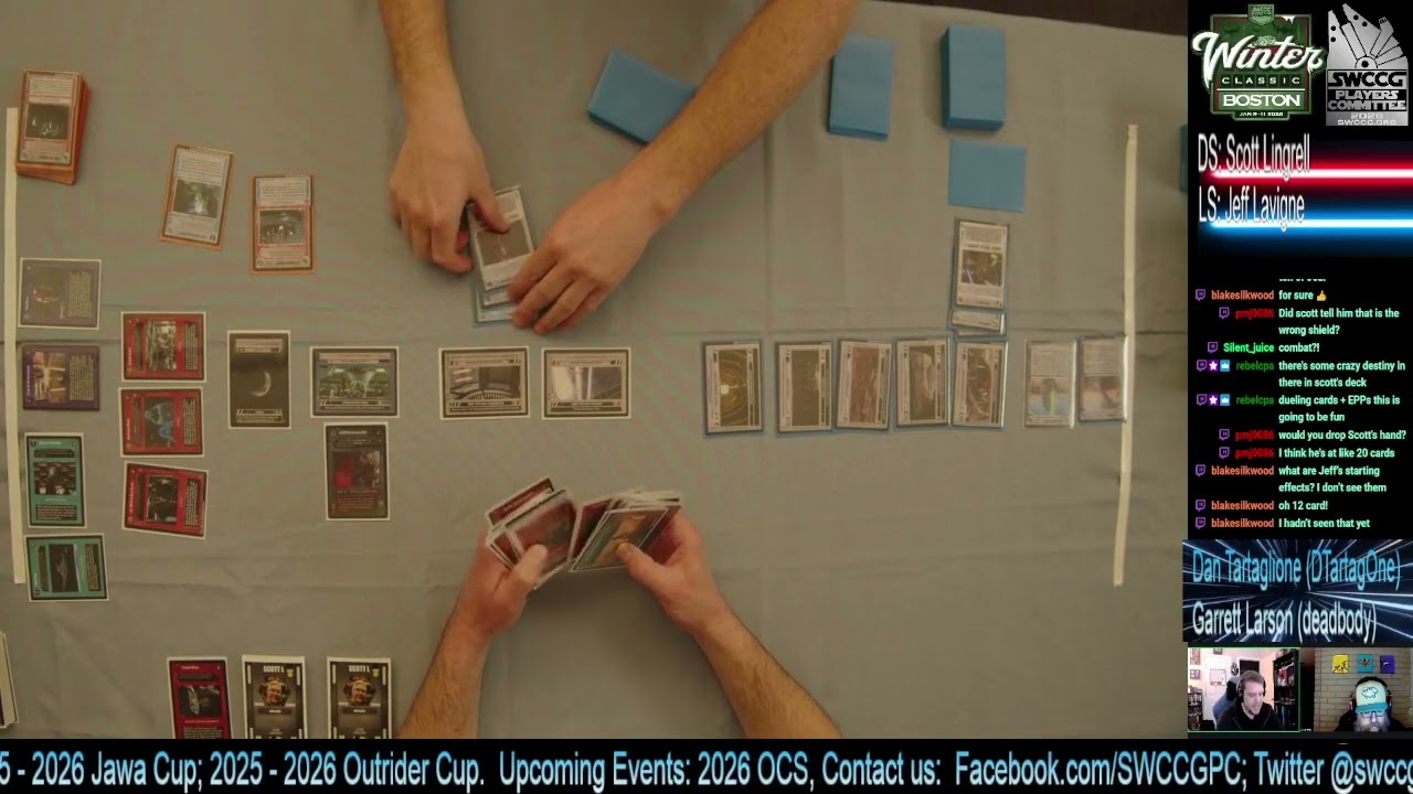 Star Wars CCG: 2026 Winter Classic - Rd 7 S. Lingrell (Combat) v. J. Lavigne (Hidden Path)