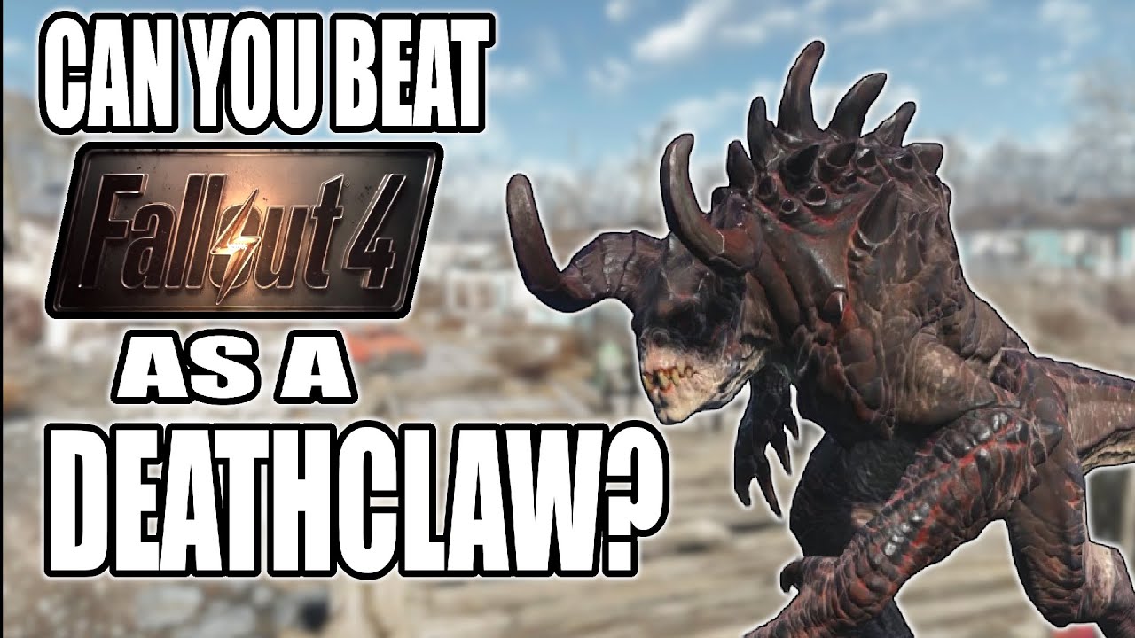 I Beat Fallout 4 as a Deathclaw (No Guns, No Armor, Just Chaos) - Part One