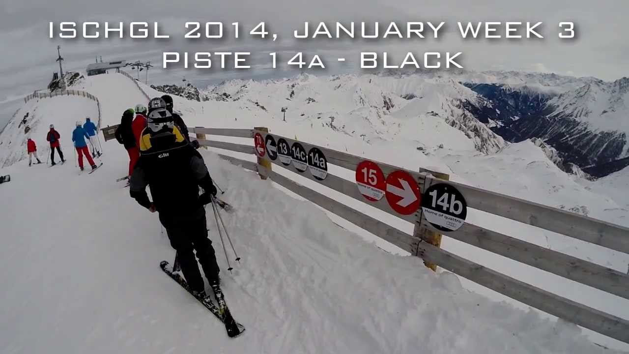 Ischgl 2014 - Piste 14a - Black 70% slope [GoPro HD Hero3+ Black Edition]
