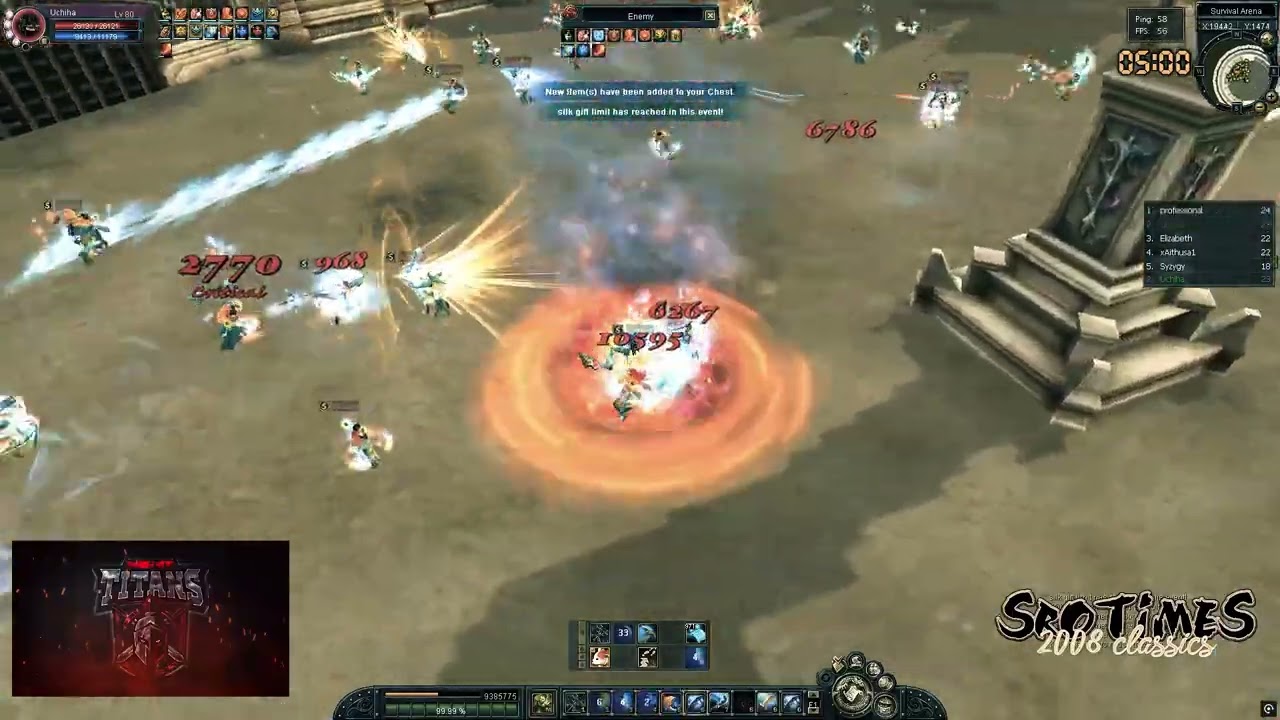 Srotimes Bow/Glaive Build  Survival Arena 40k ( Uchiha ) .