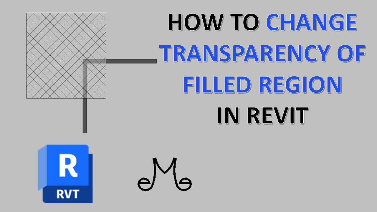 Revit Tutorial - How to change transparency of filled region