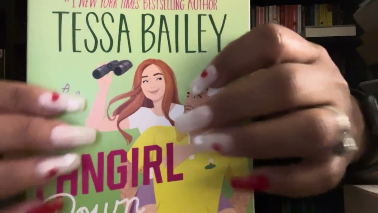 Nail tapping on Romance books ASMR (no talking)