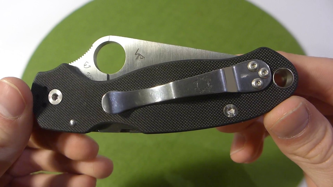 Spyderco Para 3 - opis