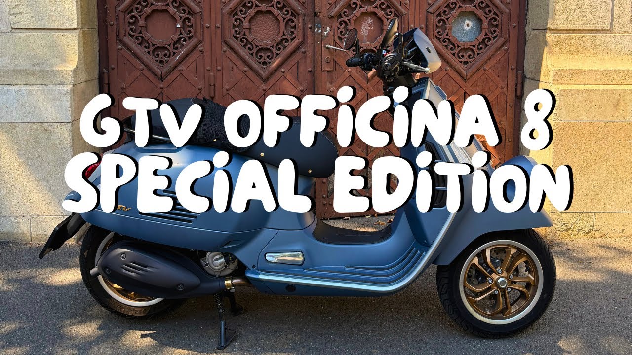 WHAT'S NEW ON THE VESPA GTV 310 OFFICINA 8 2025? SPECIAL EDITION!