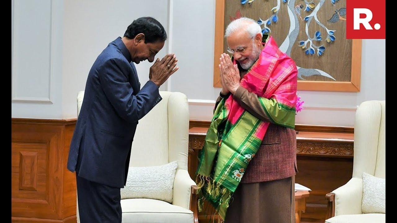 Telangana CM K Chandrasekhar Rao Meets PM Narendra Modi In Delhi