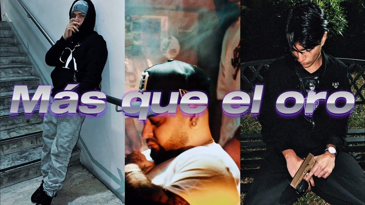 Luy SanRap - Más que el oro Ft Tryhan x MaoTheKid (Video Lyrics) 
