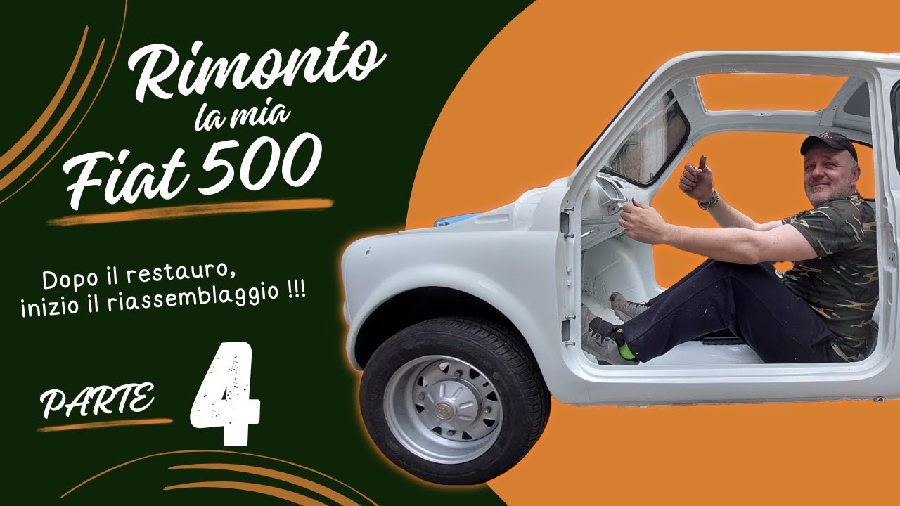 🎥 Rimonto la mia Fiat 500 – Parte 4 (Impianto elettrico) #fiat500 #nemosgarage #restauroauto