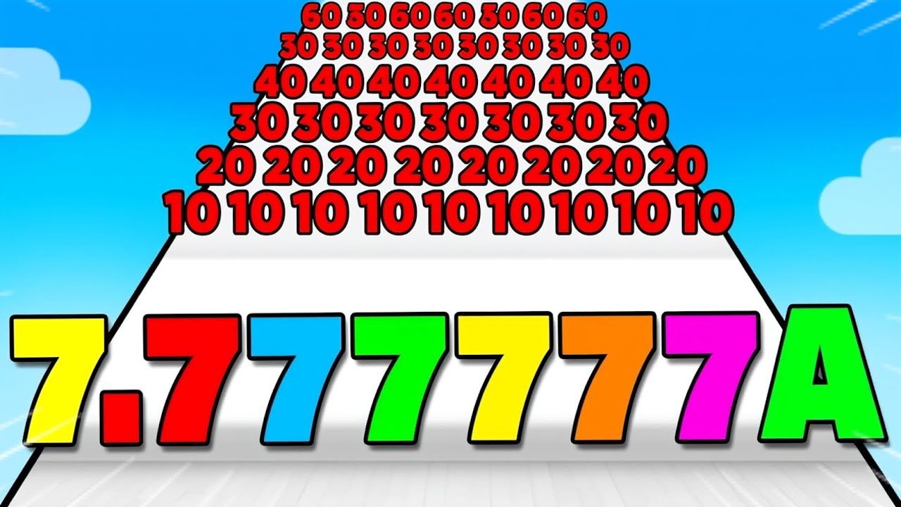 １を進化させまくってありえない数字にしてみた【 Number Merge Run 】