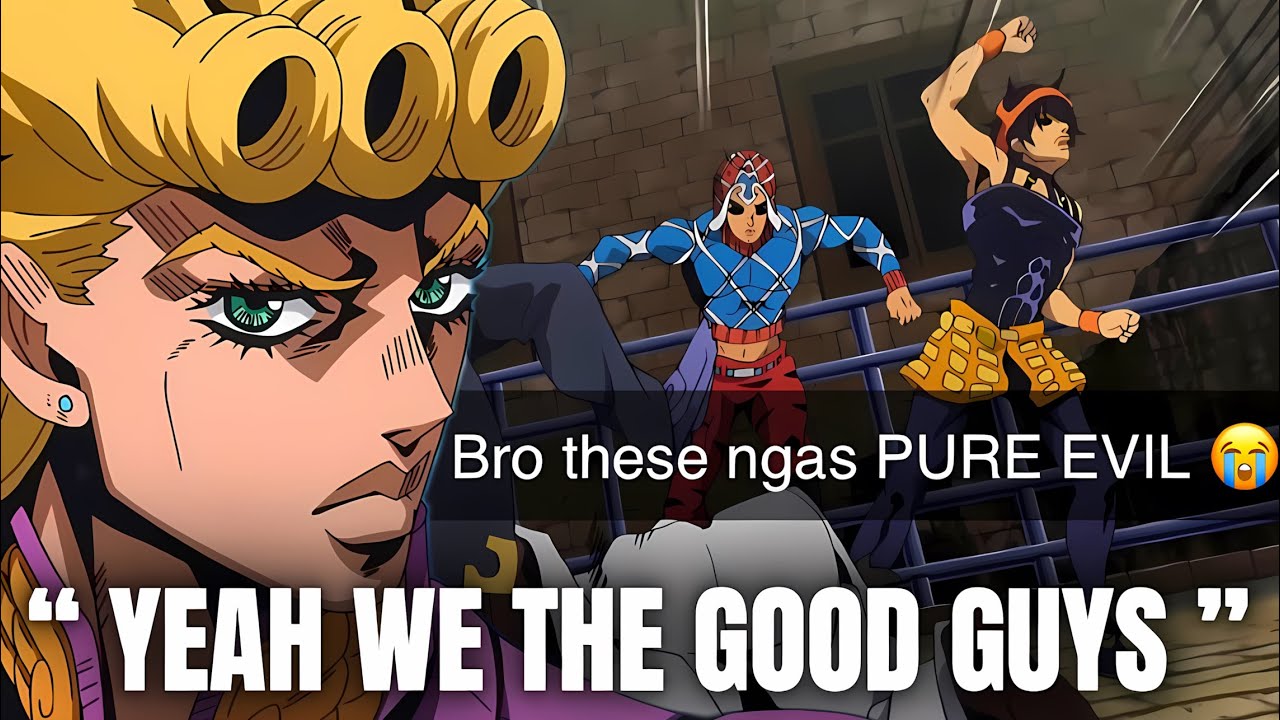 Главные герои JoJo's НЕ ГЕРОИ (задорные БАНДИТЫ!).