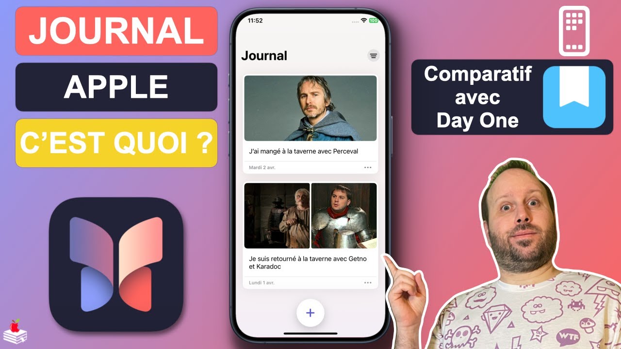Application Journal d'Apple C'est Quoi ?  ( Comparatif avec Day One )