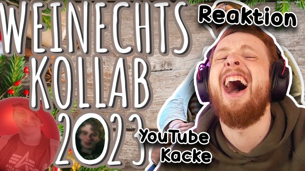 XXL Reaktion auf Die YOUTUEB KACKE Weihnachtskollaboration 2023 😅
