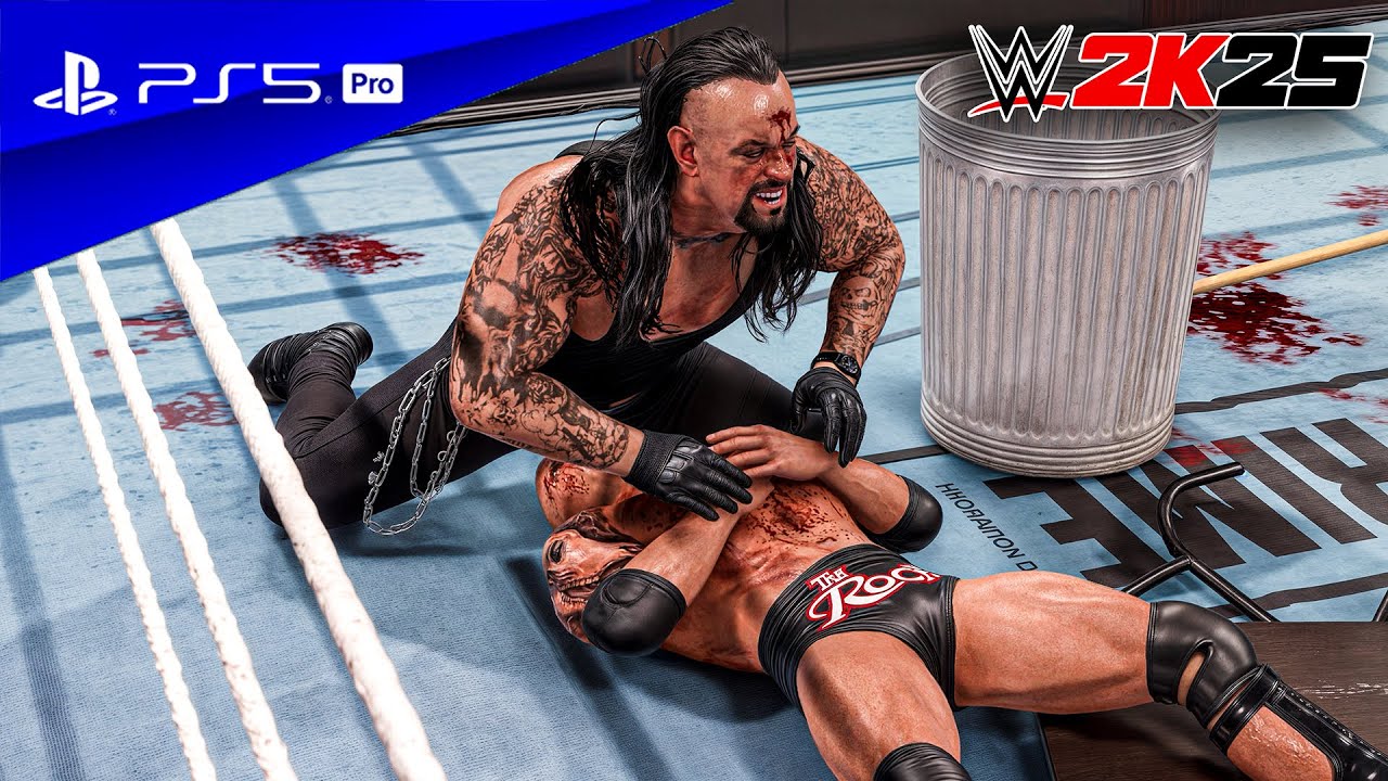 WWE 2K25 - Undertaker vs. The Rock | Hell in a Cell Match at Wrestlemania | PS5™ Pro [4K60]