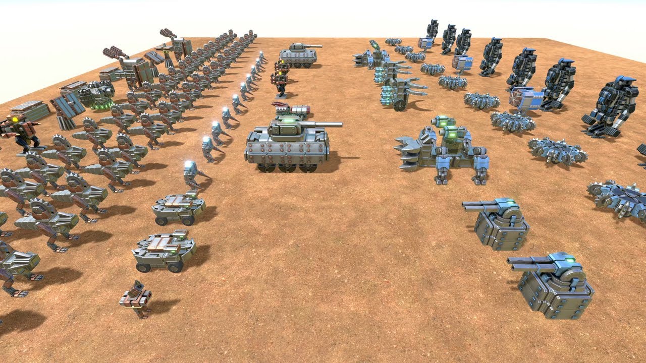 Tactical combat simulator with transforming warbots Part 2 | Age Of Warbots