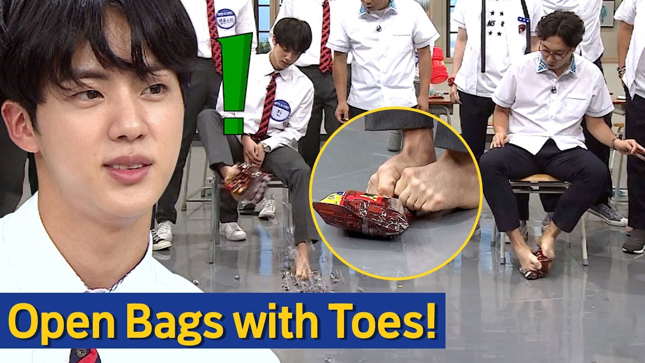 [Knowing Bros Best ep.94] Who's Going to be Mater of Toes? : Jin vs Bros🦶