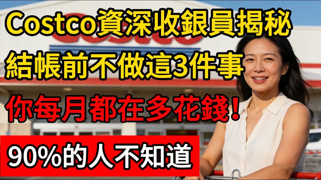Costco資深收銀員的真心勸告：結帳前不做這3件事，你每月都在多花錢！#好市多 #costco